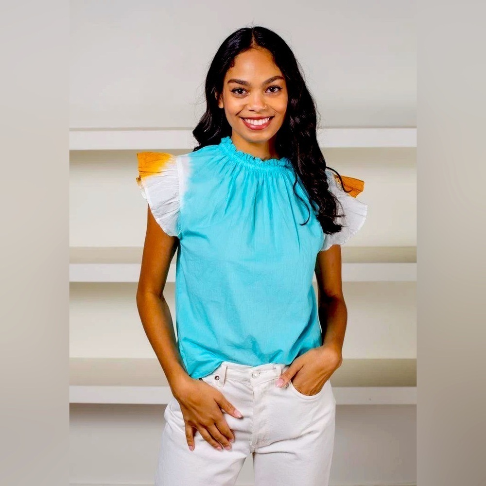 THML Flutter Sleeve Top size Medium